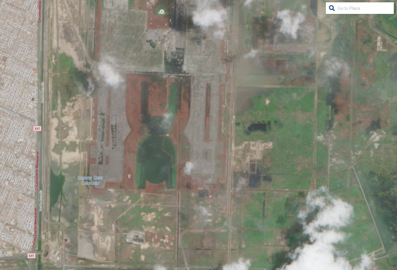 Nuevas fotos de las ruinas del NAICM ahora desde el Sentinel-2