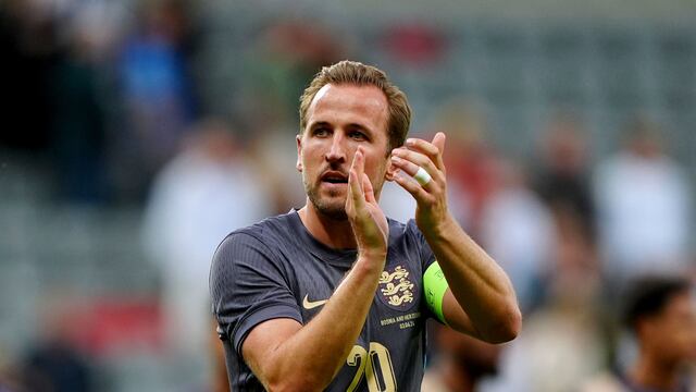 Harry Kane con Inglaterra previo a la Eurocopa.