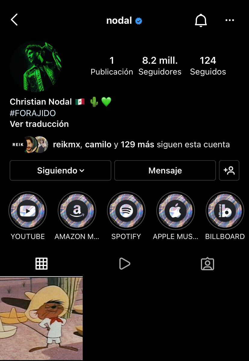 Christian Nodal feed