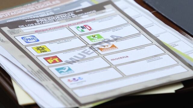 Boleta electoral INE