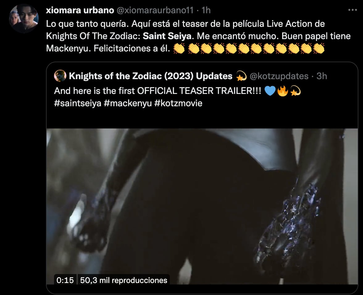 Reacciones al tráiler de Los Caballeros del Zodiaco