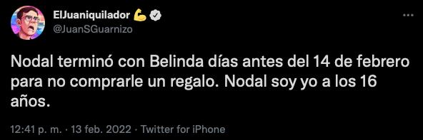 Los mejores memes de Christian Nodal para este 14 de febrero