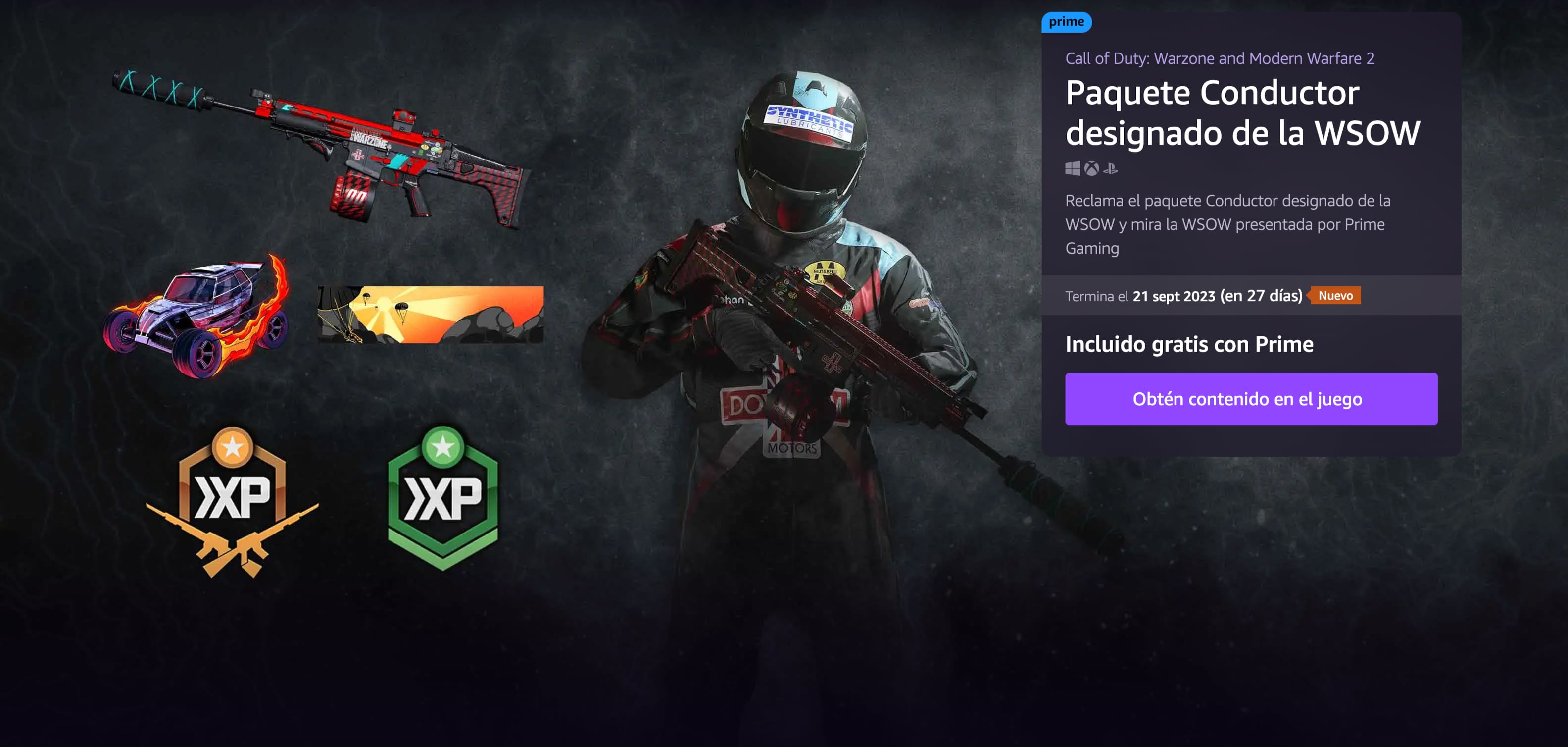 Pack de Prime Gaming para Call of Duty: Warzone