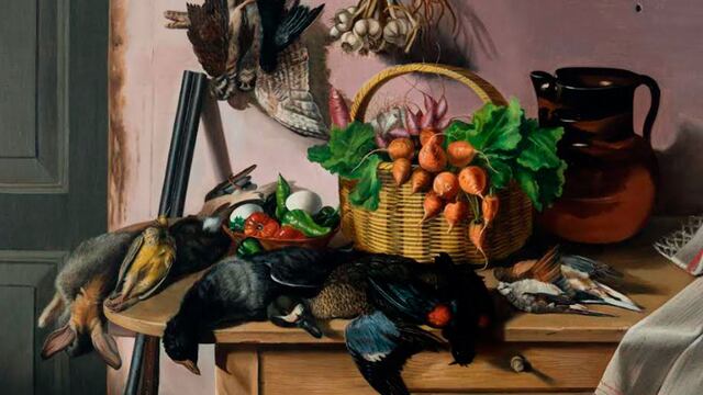 Eulalia Lucio, Naturaleza muerta con objetos de cocina, 1888. Óleo sobre tela. Col. Banco Nacional de México