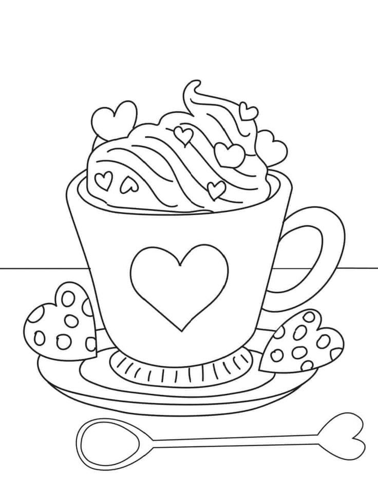 10 imágenes del Día del Amor y la Amistad: Dibujos bonitos para colorear e imprimir por San Valentín
