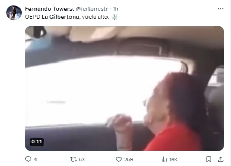 Memes despidiendo a La Gilbertona recordando su peculiar sentido del humor