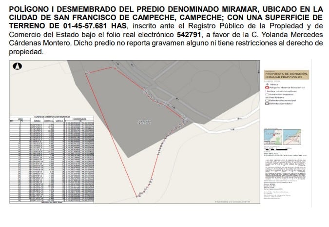 Predio de la madre de Alito Moreno será expropiado