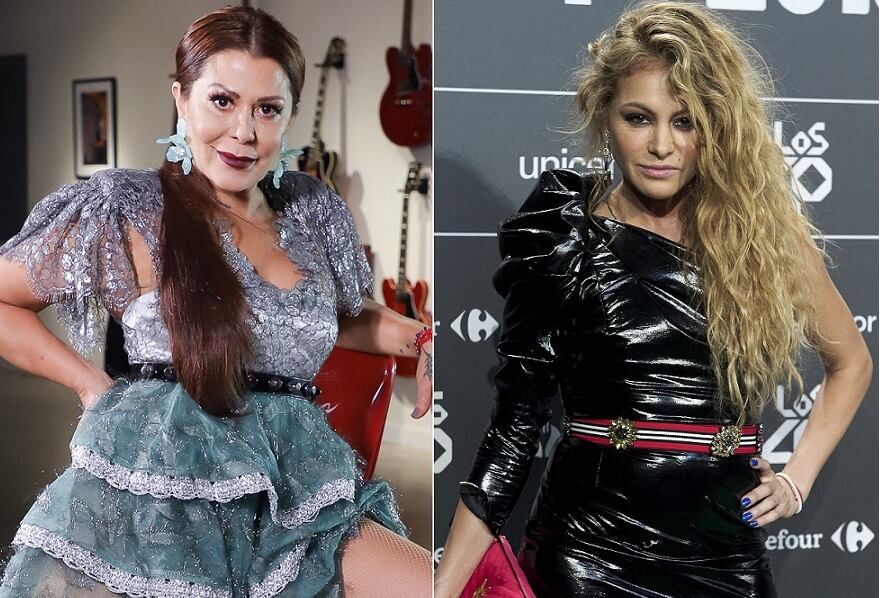 Alejandra Guzmán y Paulina Rubio.