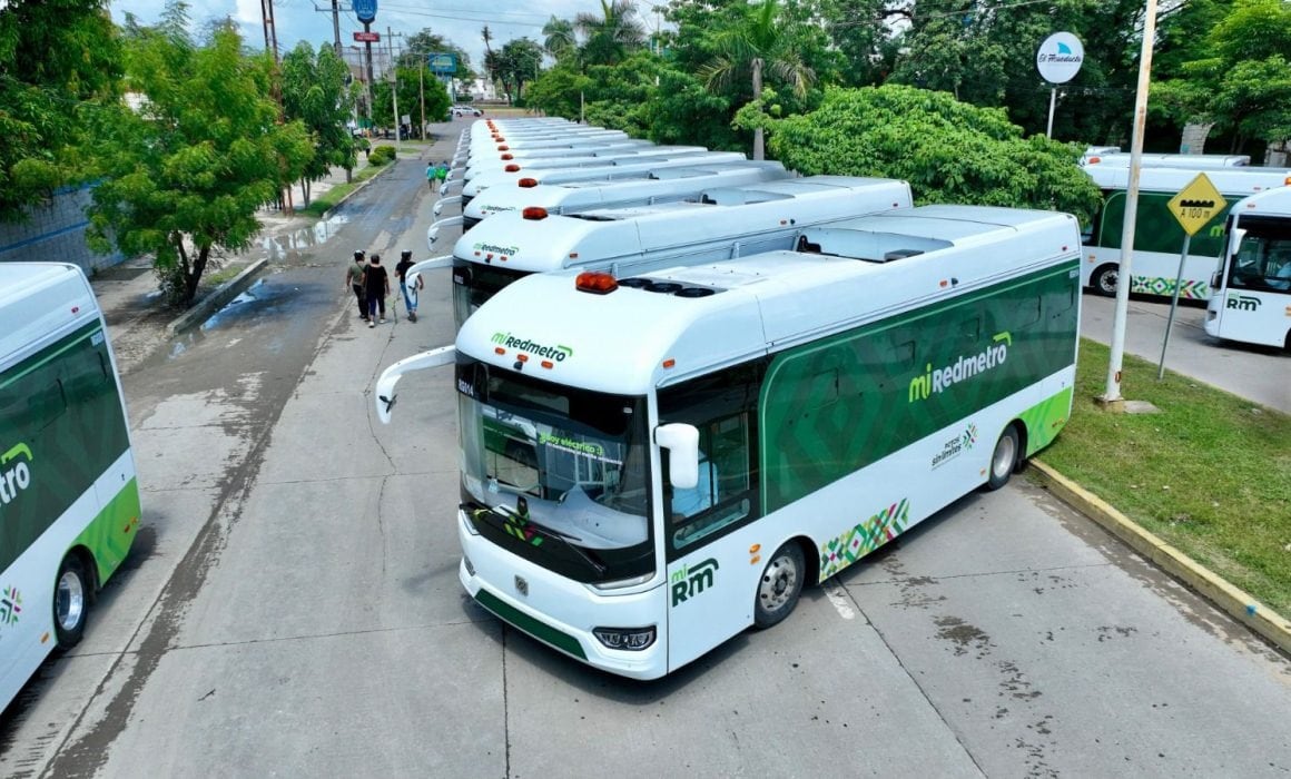 RedMetro avanza en San Luis Potosí con más de 100 unidades eléctricas.