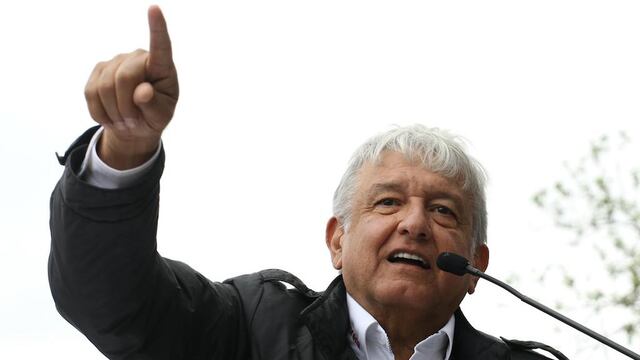 Andrés Manuel López Obrador, candidato de la coalición Juntos Haremos Historia