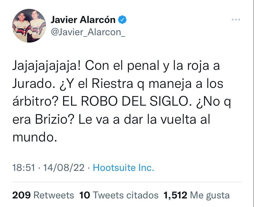 Javier Alarcón explotó contra el arbitraje y el VAR del Cruz Azul vs Toluca.