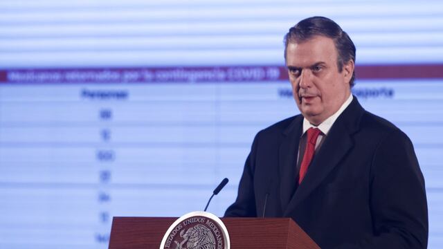 Marcelo Ebrard, titular de la SRE.