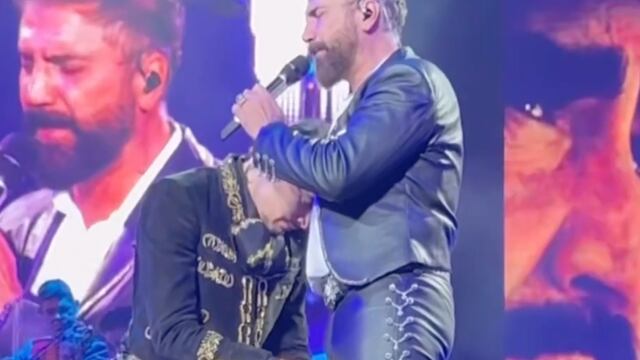 Alejandro Fernández y su hijo