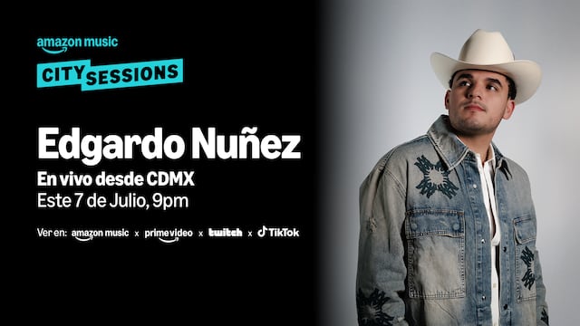 Edgardo Núñez promete un momento especial en Amazon Music City Sessions