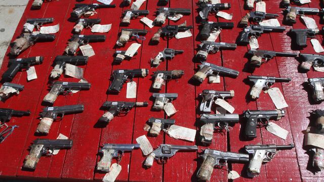 Ilustrativa. Pistolas