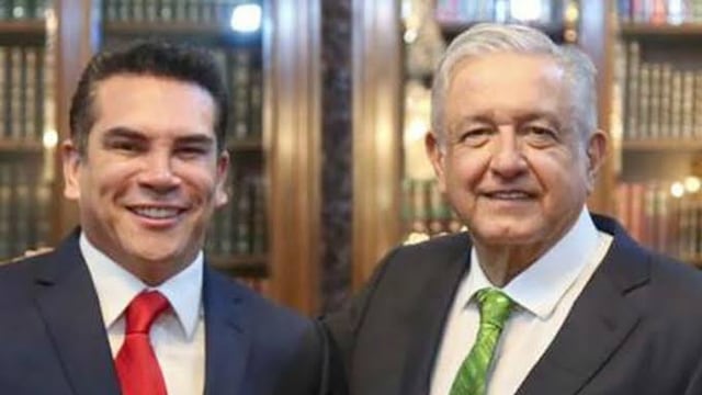AMLO y Alejandro Moreno