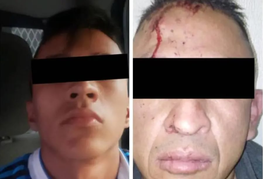 Detenidos por robo a combi en Edomex