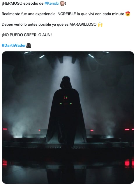 Usuarios reaccionan al reencuentro entre Obi-Wan Kenobi y Darth Vader
