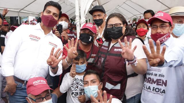 Citlalli Hernández acompaña campaña