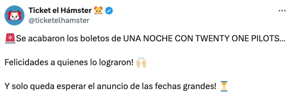 Se agotaron boletos de la Listening Party de Twenty One Pilots y se espera una nueva fecha en México