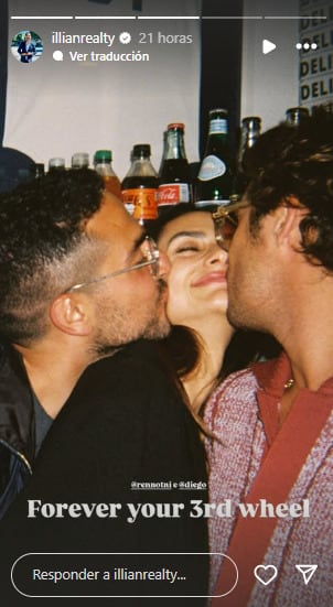 El beso de 3 entre Renata Notni, Diego Boneta y un tercer hombre