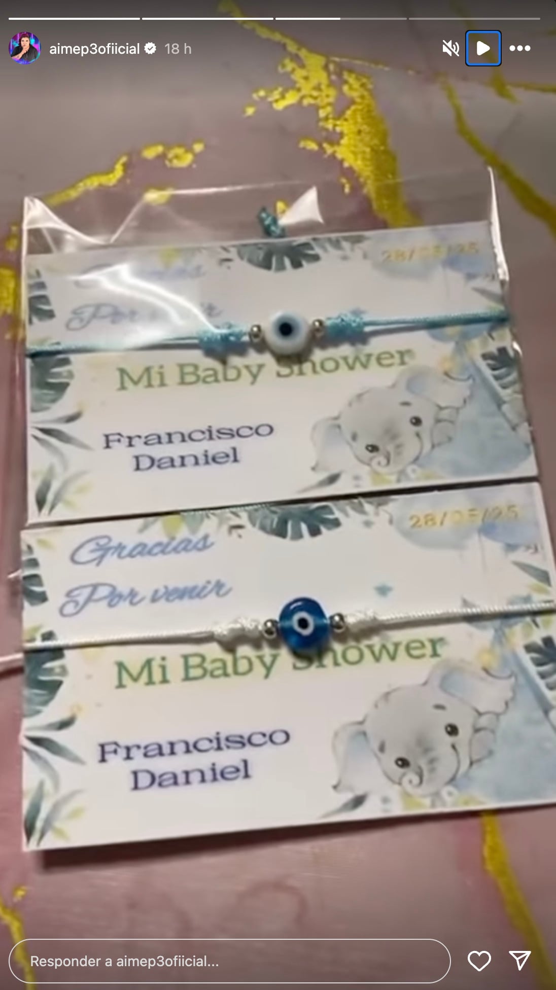 Aimep3 revela el nombre de su hijo