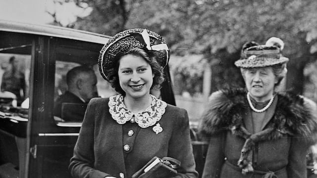 Elizabeth Alexandra Mary en 1945 antes de convertirse en la reina Isabel II del Reino Unido