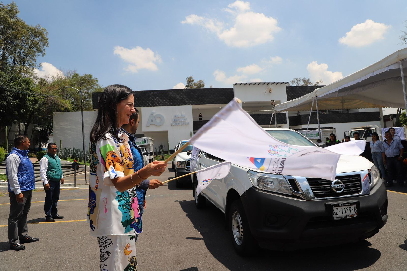 Lía Limón atiende obras en Álvaro Obregón