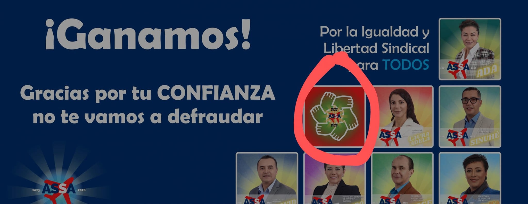 Logotipo de campaña de Ada Salazar