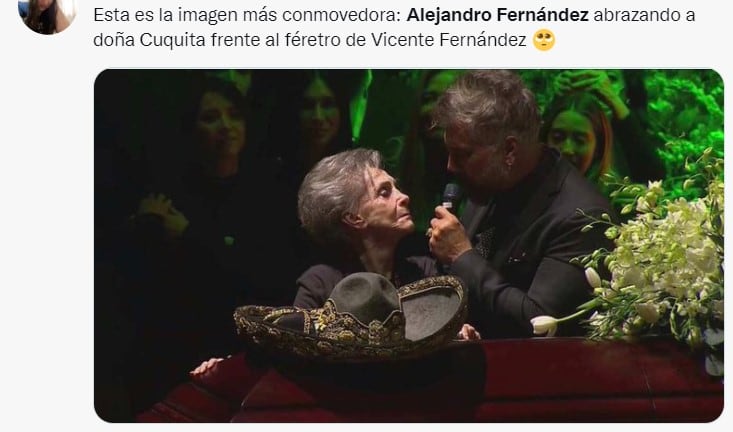 Alejandro Fernández en homenaje a Vicente Fernández