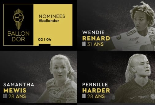 Nominadas para el Balón de Oro 2021