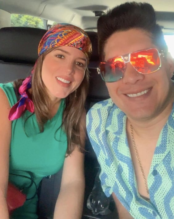 Chyno Miranda y Astrid Falcón