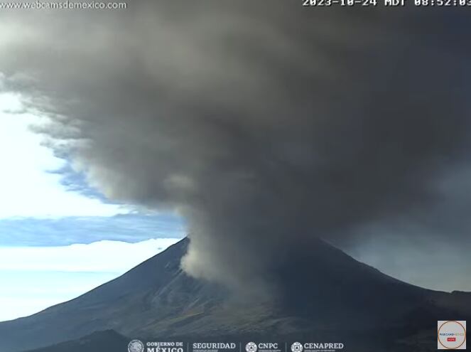 Volcán Popocatépetl desde Altzomoni, Estado de México
