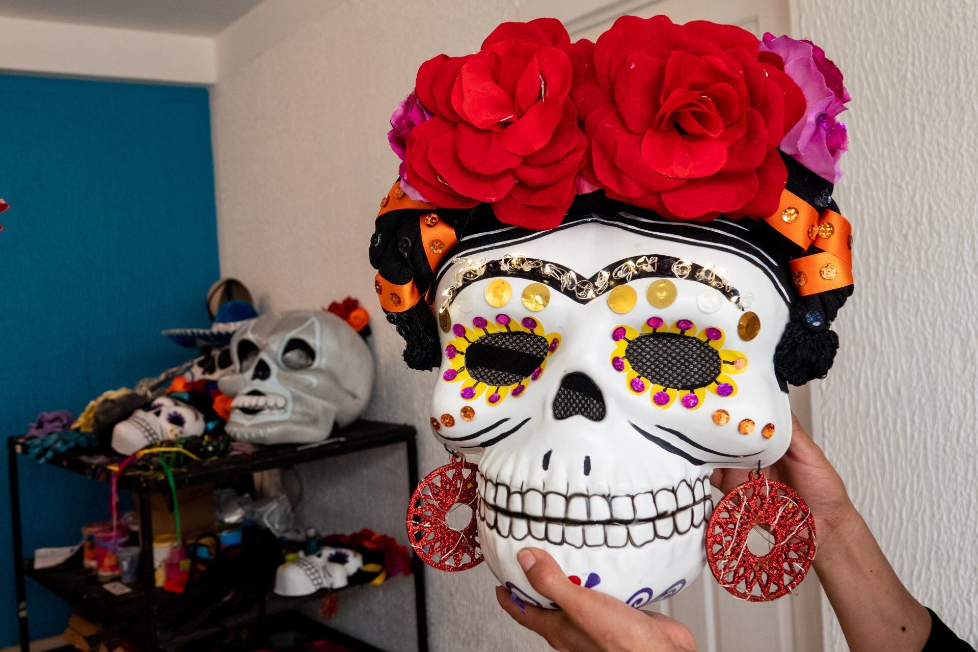 Preparación del Desfile de Día de Muertos 2022