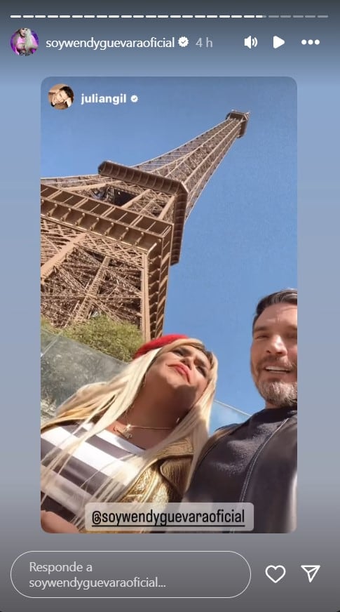 Wendy Guevara y Julián Gil