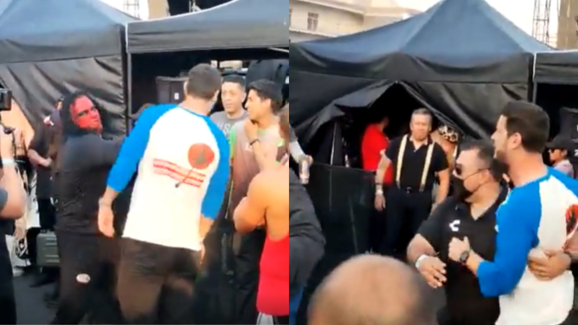 Adrián Marcelo y Chessman se van a los golpes en acalorada pelea