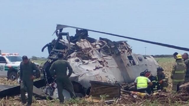 Desplome del helicóptero de la Marina el 15 de julio de 2022