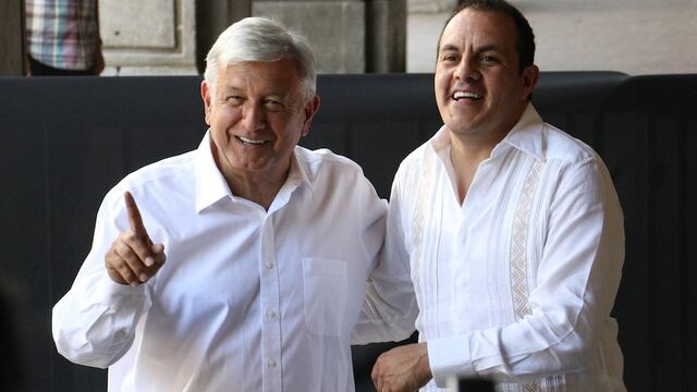 AMLO con Cuauhtémoc Blanco en Morelos