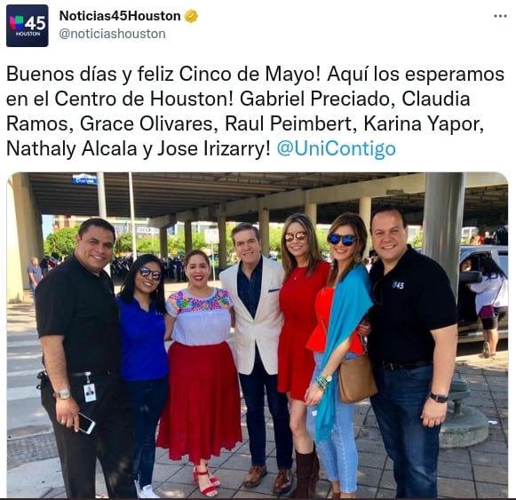 Karina Yapor es periodista y conductora de un noticiero de Texas