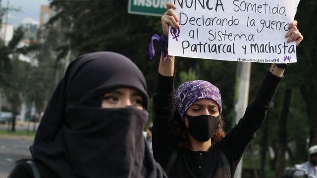 Protesta por acoso sexual en la UPN