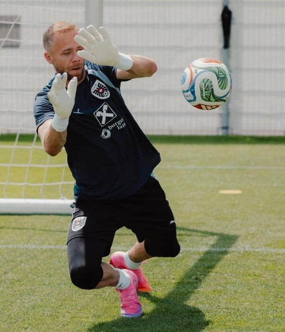 Alexander Schlager, portero de Austria