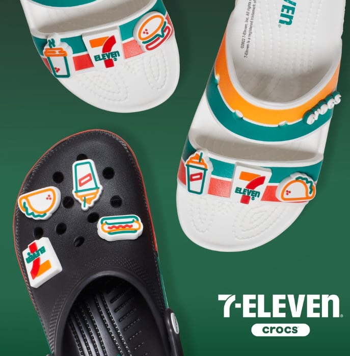 Colaboración Crocs con 7 Eleven