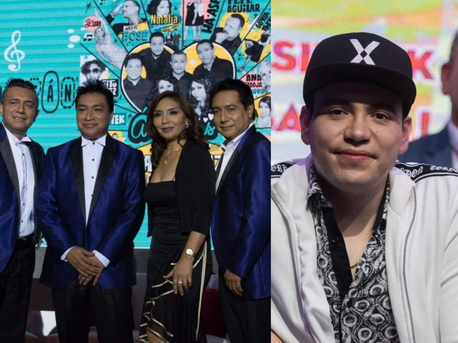 Los Ángeles Azules y Raymix.