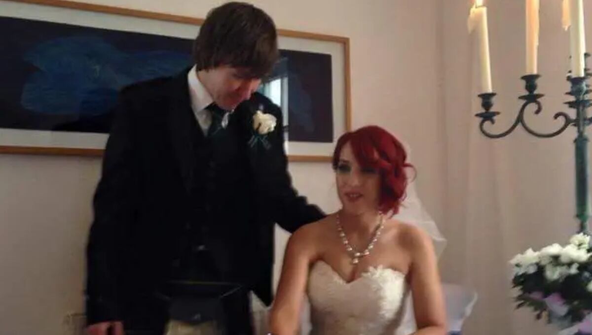 Keir Johnston y su esposa Grace