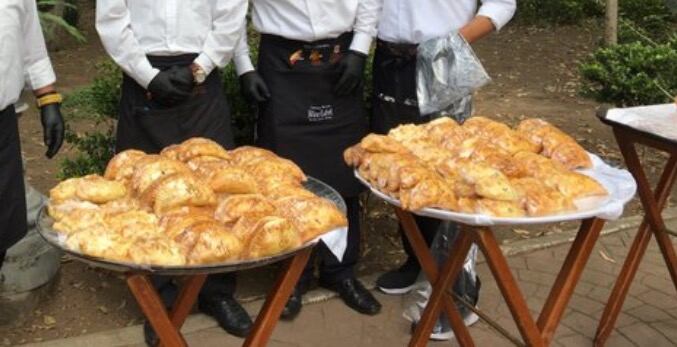 Las deliciosas empanadas.