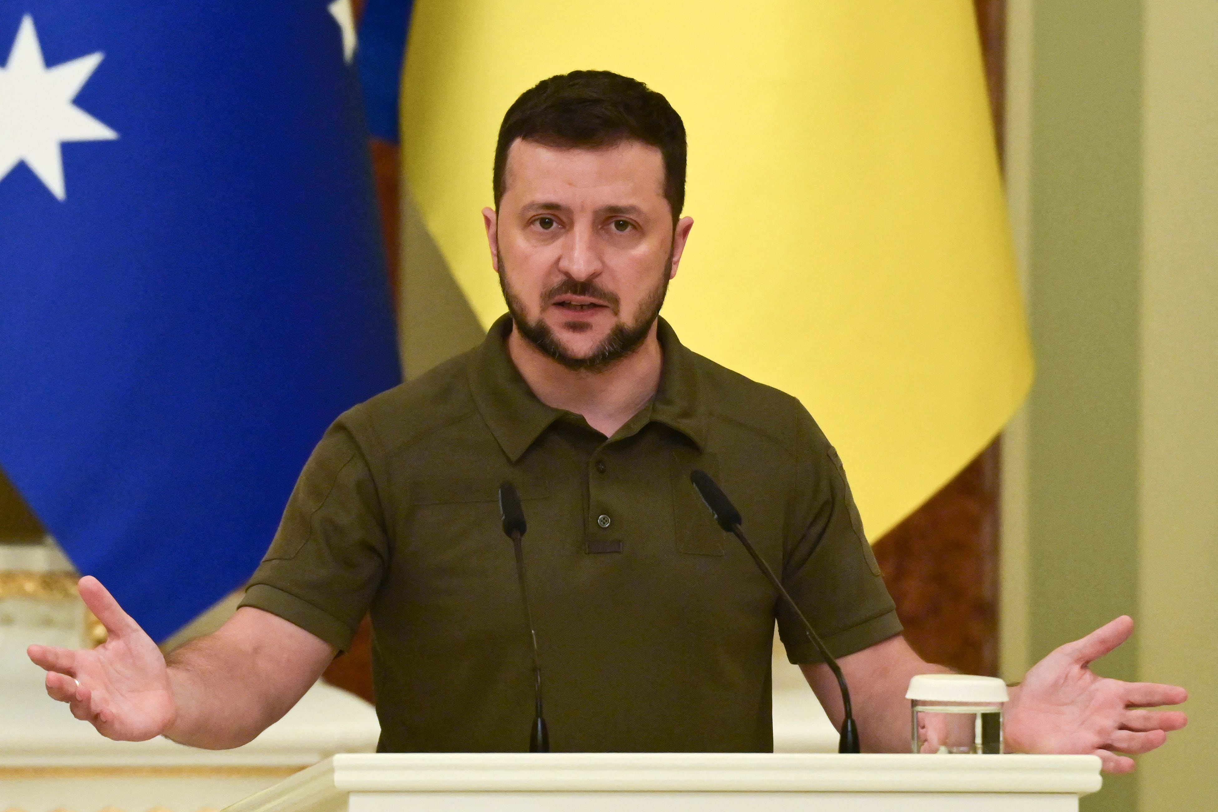 Volodímir Zelenski, presidente de Ucrania/ AFP