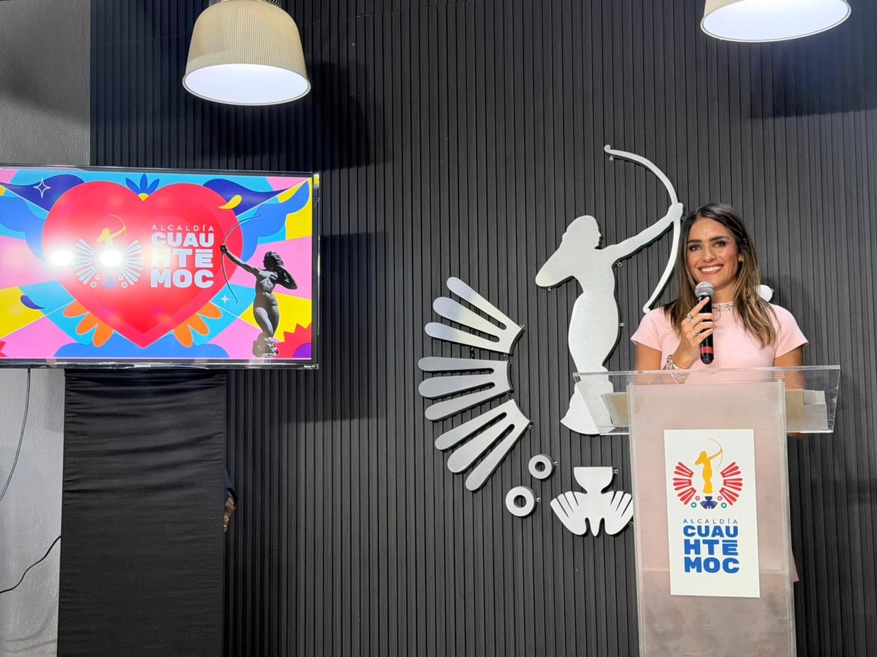 Ale Rojo de la Vega presenta plan para el Mundial 2026 en Cuauhtémoc.