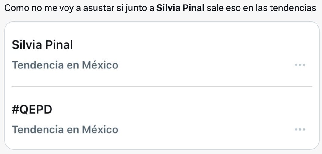 Silvia Pinal es tendencia en X y salen los memes más asustados