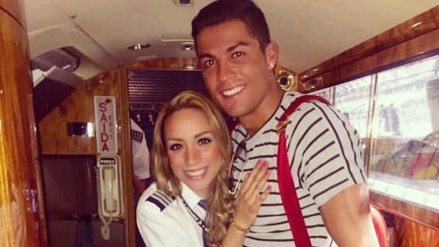 Alejandra Manríquez y Cristiano Ronaldo