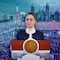 Zócalo abarrotado por el primer informe de Claudia Sheinbaum